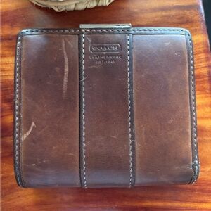 Coach Brown Leather Wallet